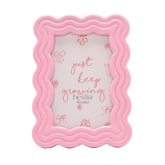 Wiggly Frame- 6x4 Pink