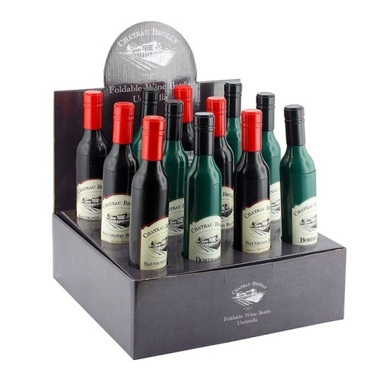 Wine Bottle Folding Umbrella